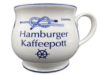 Kapitänstasse bauchig Knoten