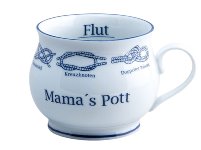 Kapitänstasse bauch. Knoten