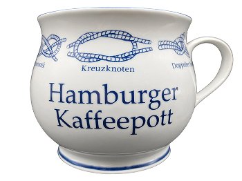 Kapitänstasse bauch. Knoten