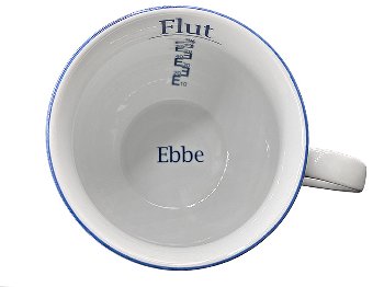 Kapitänstasse bauch. Knoten