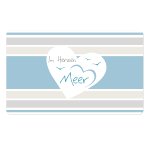 Brettchen Im Herzen Meer