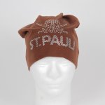 Feinstrick Beanie Totenkopf