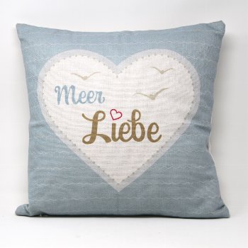 Kissenbezug Meer Liebe